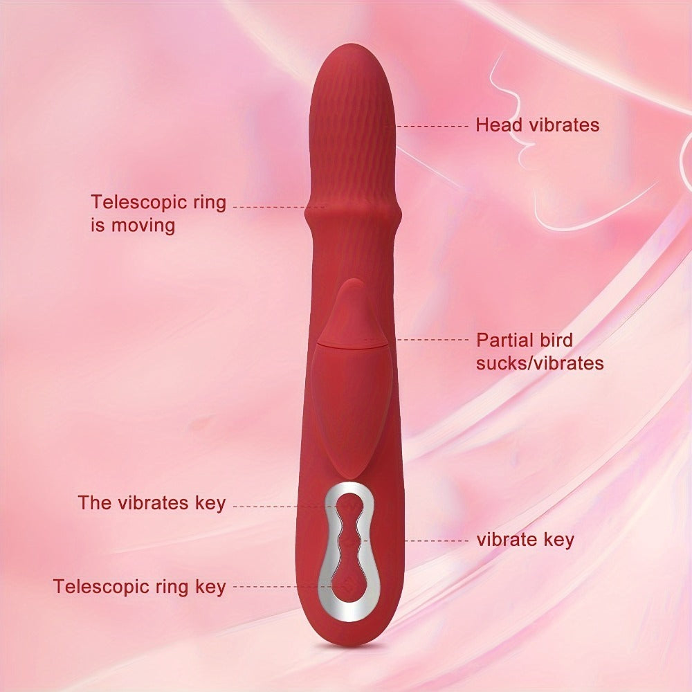 Double Vibrator Masturbation Stick - GUMARIE