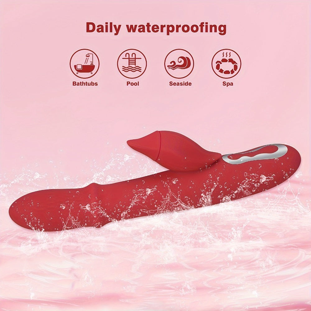 Double Vibrator Masturbation Stick - GUMARIE