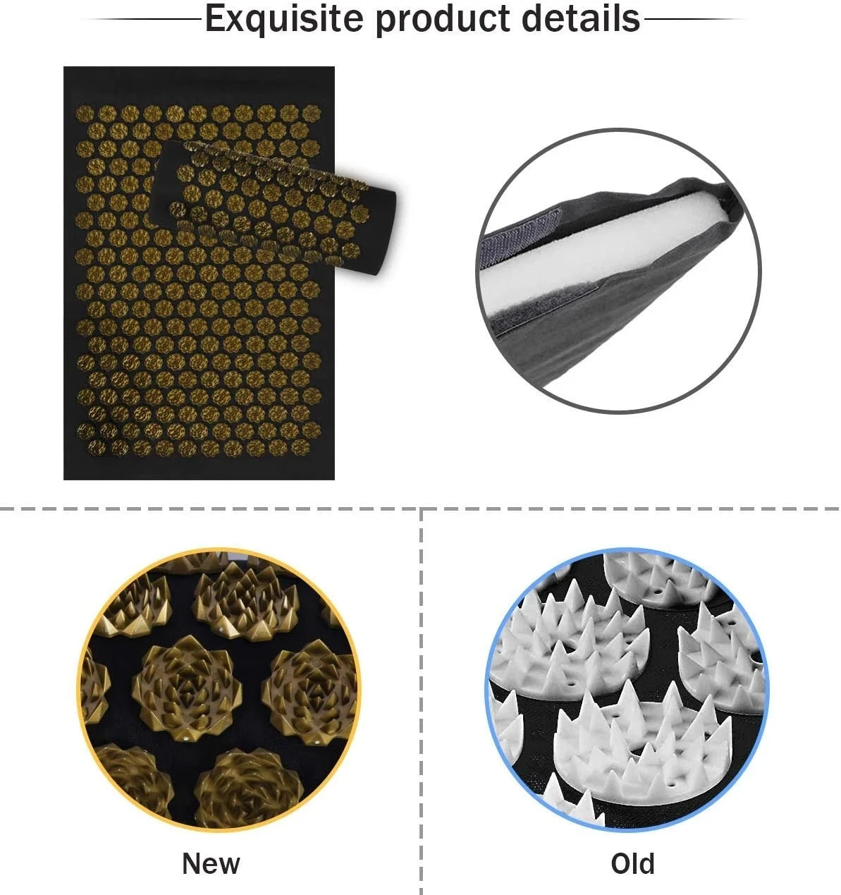 Eco Lotus Spike Mat – Acupressure Massage Cushion for Neck, Back & Feet - GUMARIE WELLNESS