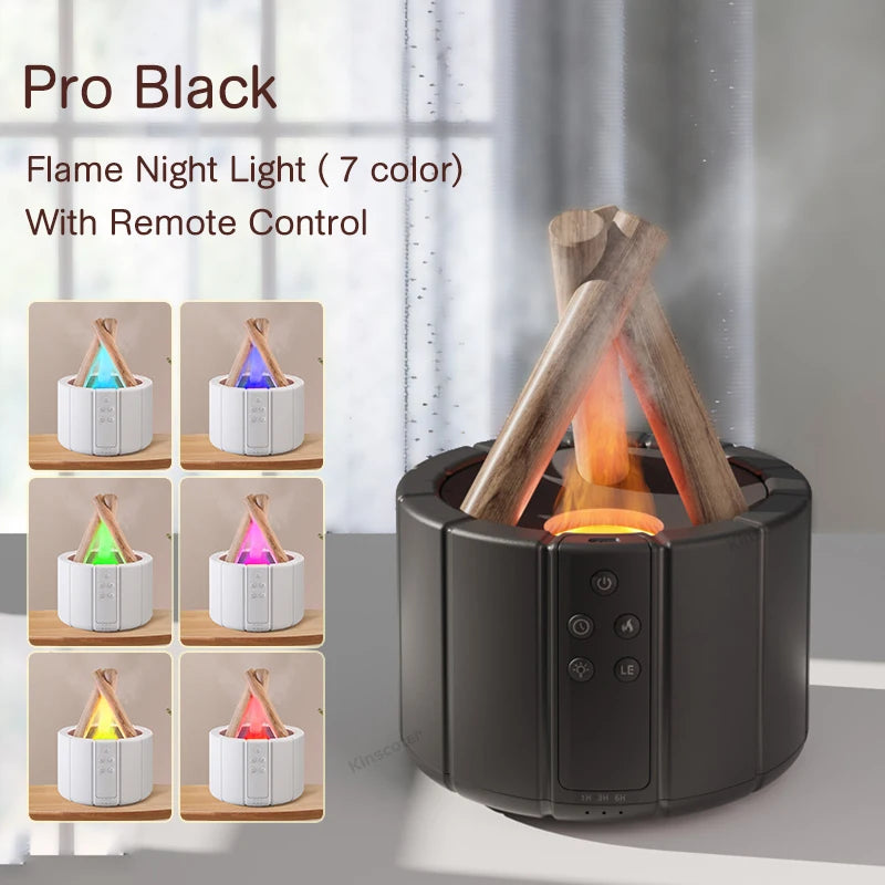 Flame Aroma Diffuser & Cool Mist Humidifier - GUMARIE WELLNESS