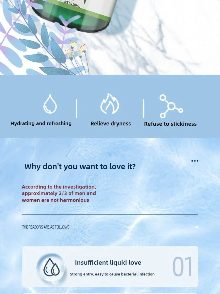 Aloe vera lubricant 150ml water soluble lubricant - GUMARIE WELLNESS