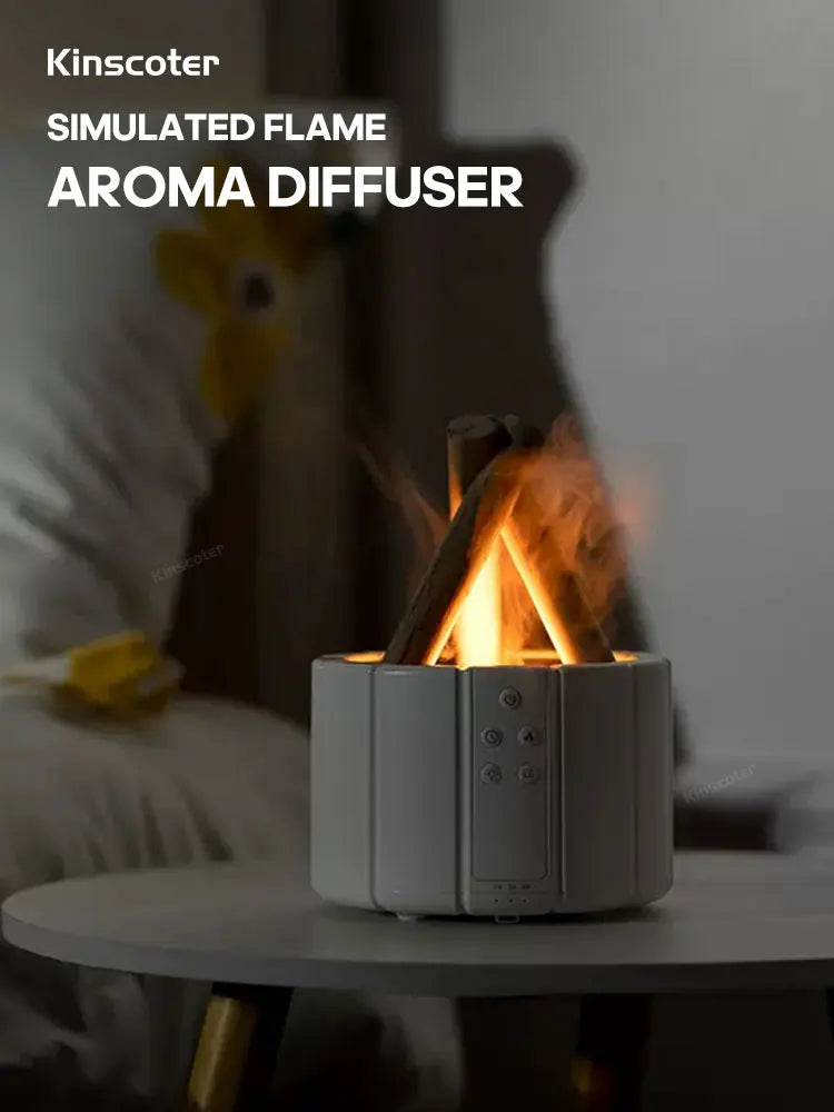 Flame Aroma Diffuser & Cool Mist Humidifier - GUMARIE WELLNESS