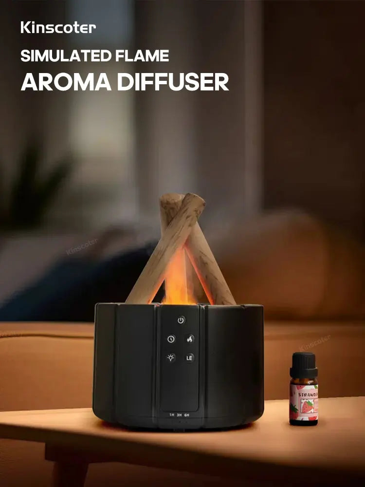 Flame Aroma Diffuser & Cool Mist Humidifier - GUMARIE WELLNESS