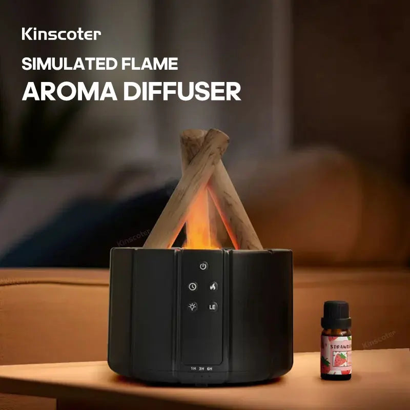 Flame Aroma Diffuser & Cool Mist Humidifier - GUMARIE WELLNESS
