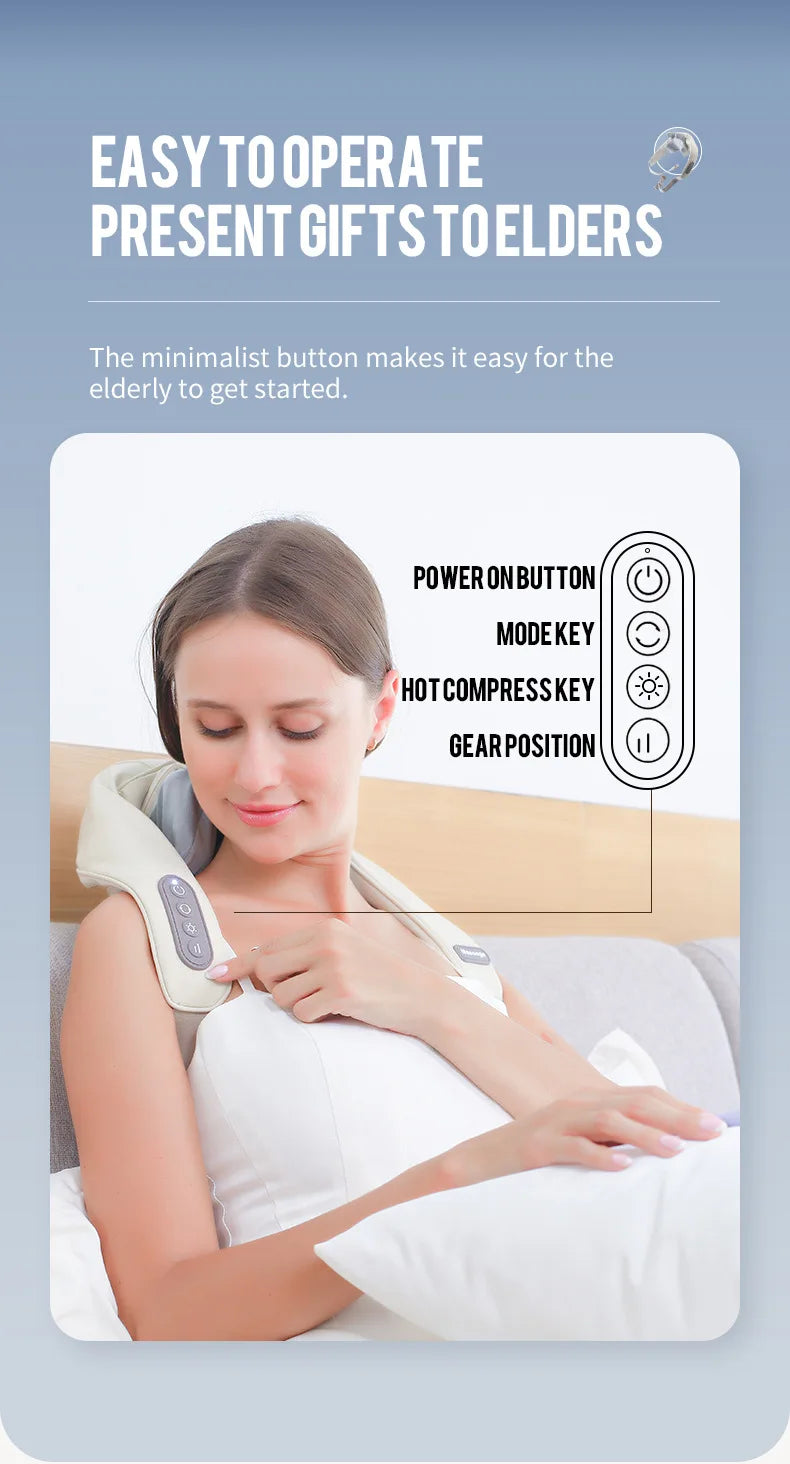 Wireless Neck And Shoulder Massager - GUMARIE WELLNESS
