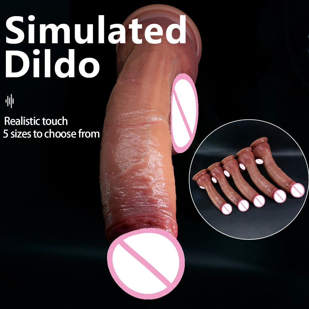 Soft Realistic Thick Dildo For All - GUMARIE