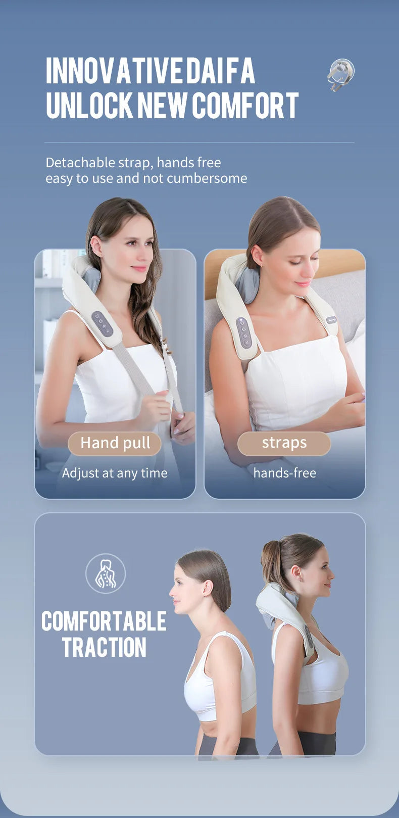 Wireless Neck And Shoulder Massager - GUMARIE WELLNESS