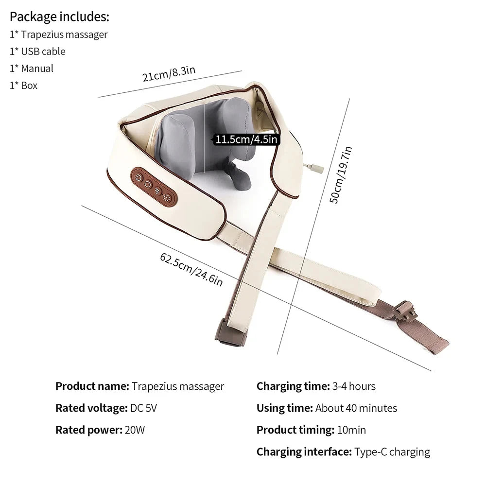 Wireless Neck And Shoulder Massager - GUMARIE WELLNESS