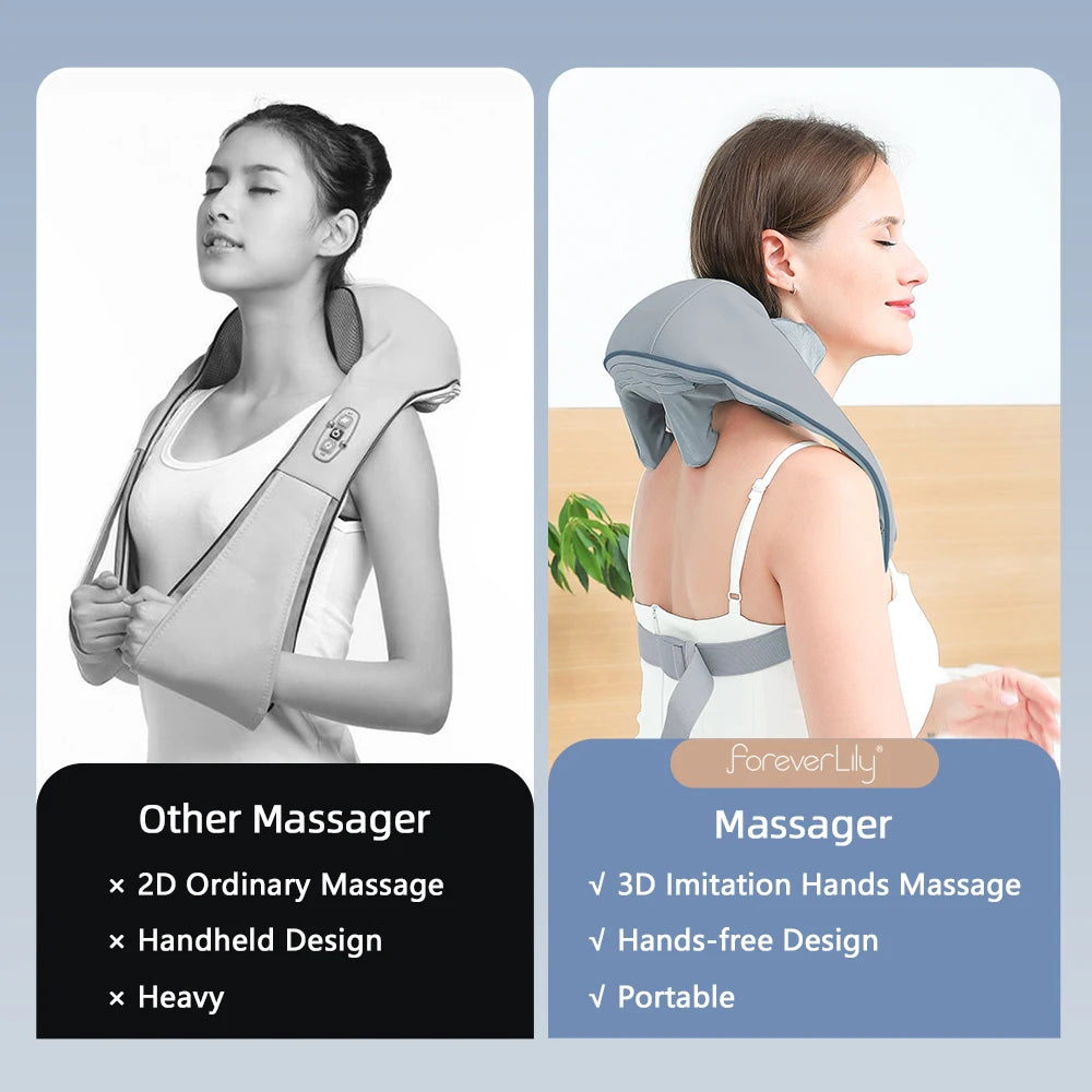 Wireless Neck And Shoulder Massager - GUMARIE WELLNESS