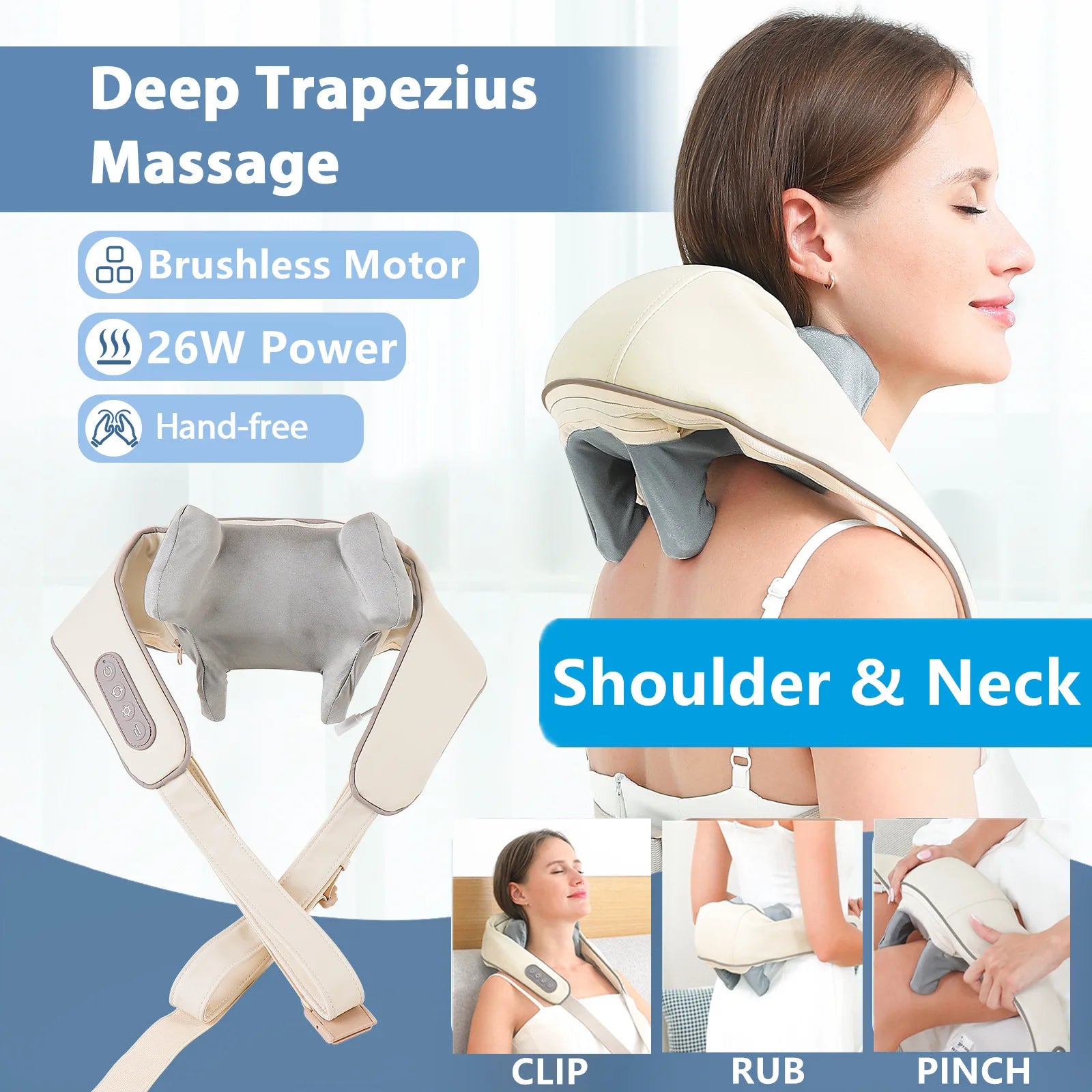 Wireless Neck And Shoulder Massager - GUMARIE WELLNESS