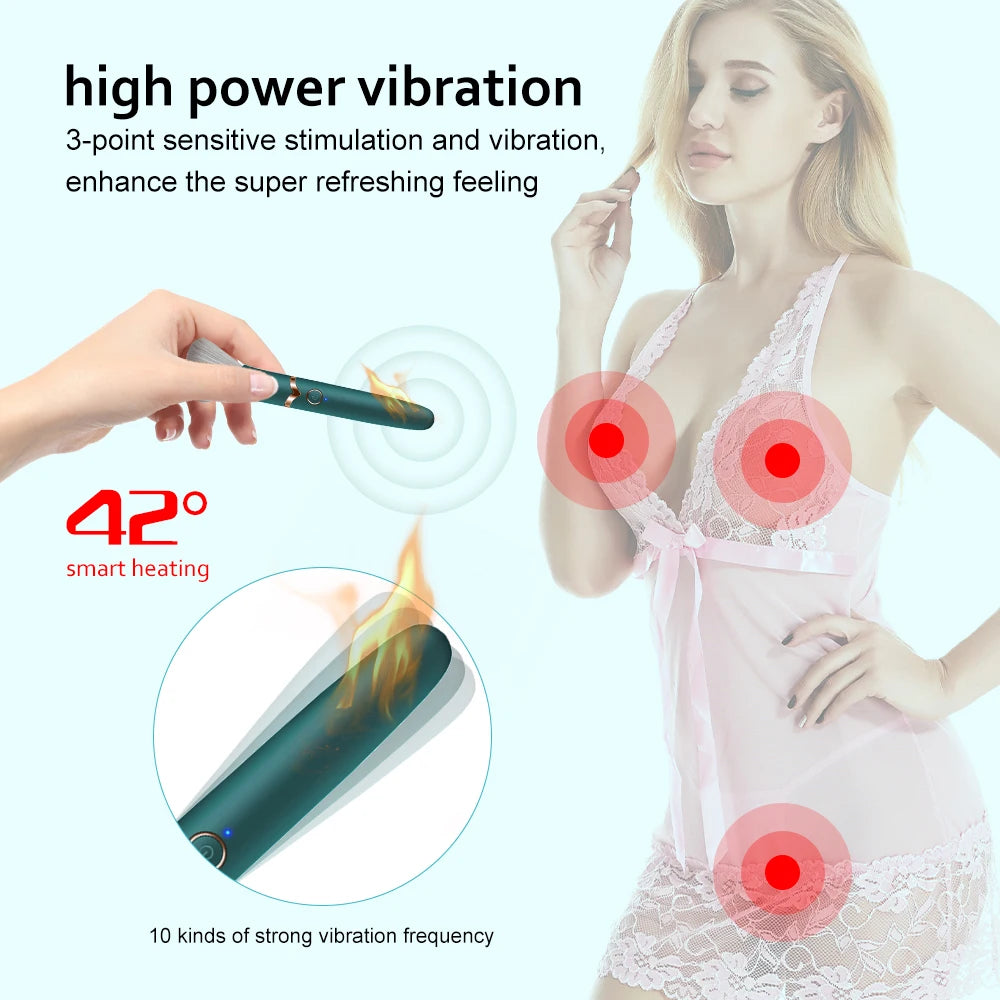 Discreet Bullet Vibrator Sex Toy 10 Speed - GUMARIE