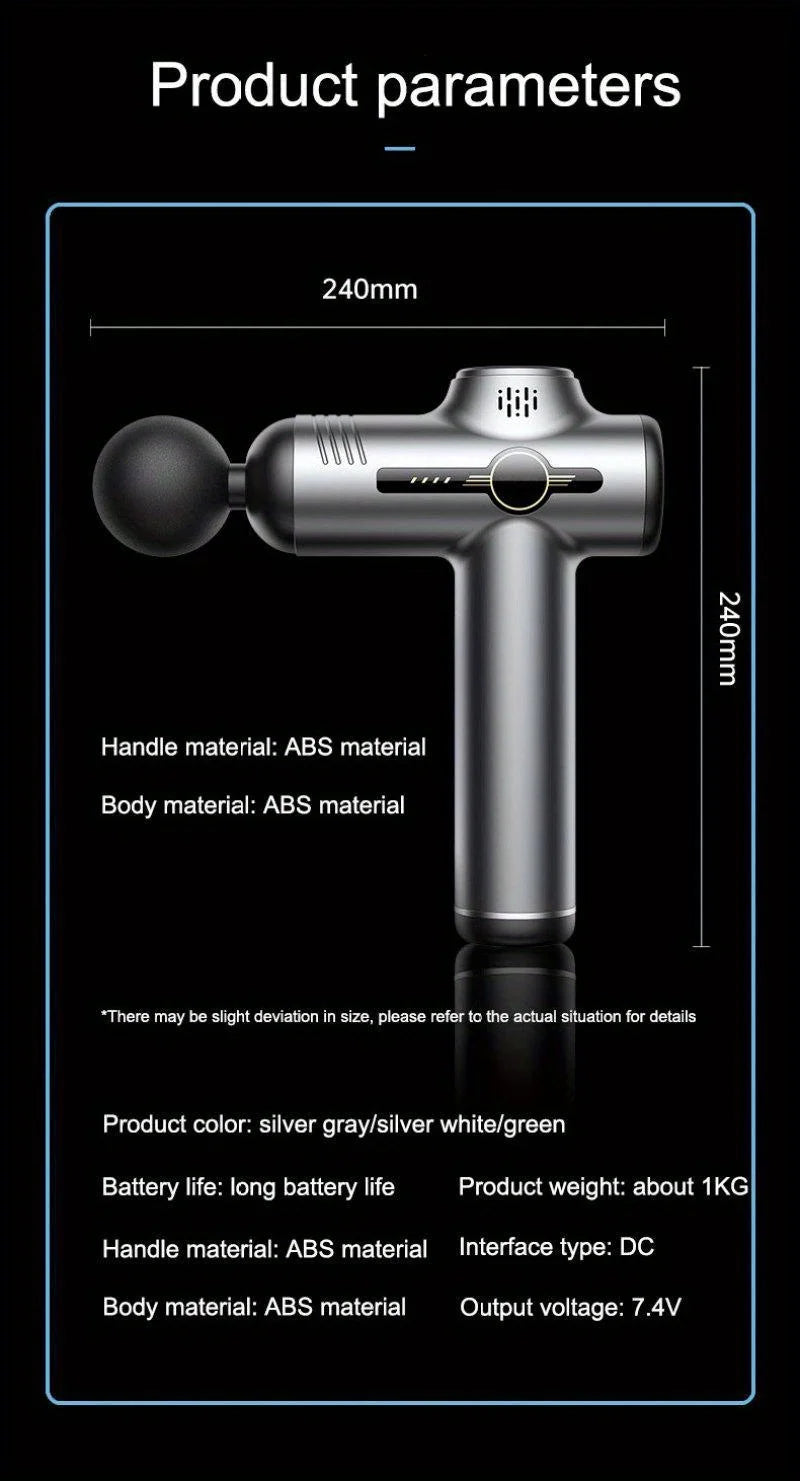 Deep Tissue Massage Gun – Portable, Powerful, and Versatile - GUMARIE WELLNESS