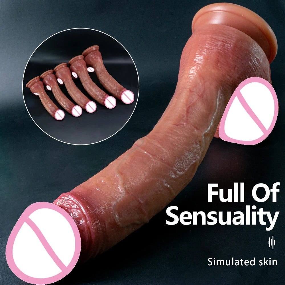 Soft Realistic Thick Dildo For All - GUMARIE
