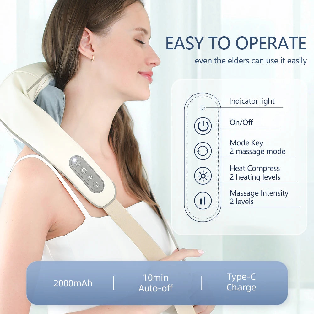 Wireless Neck And Shoulder Massager - GUMARIE WELLNESS
