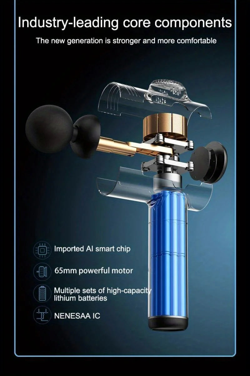 Deep Tissue Massage Gun – Portable, Powerful, and Versatile - GUMARIE WELLNESS