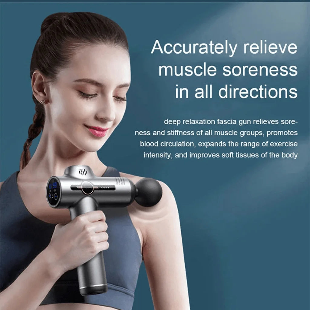 Deep Tissue Massage Gun – Portable, Powerful, and Versatile - GUMARIE WELLNESS