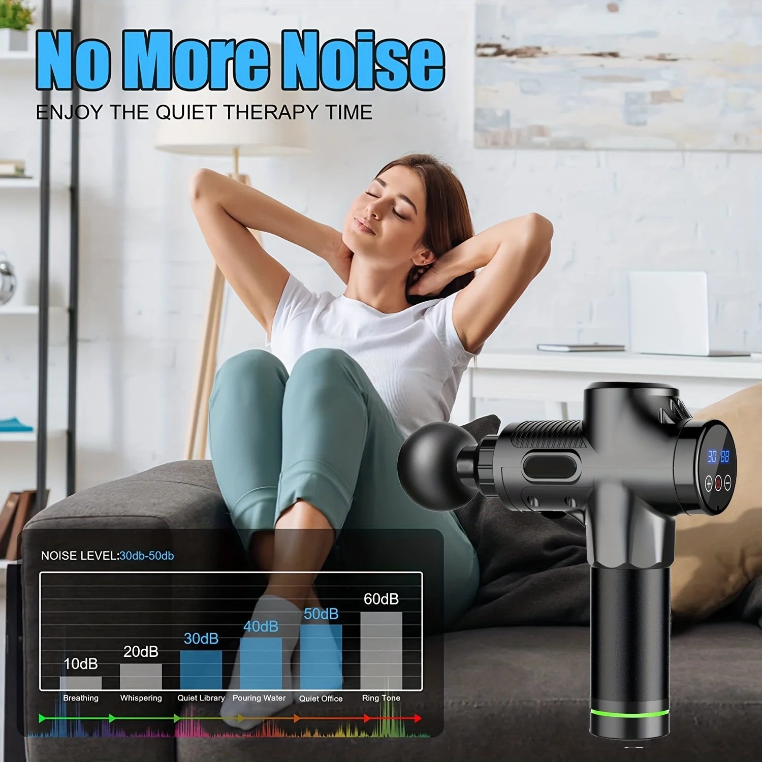 Deep Tissue Massage Gun – Portable, Powerful, and Versatile - GUMARIE WELLNESS