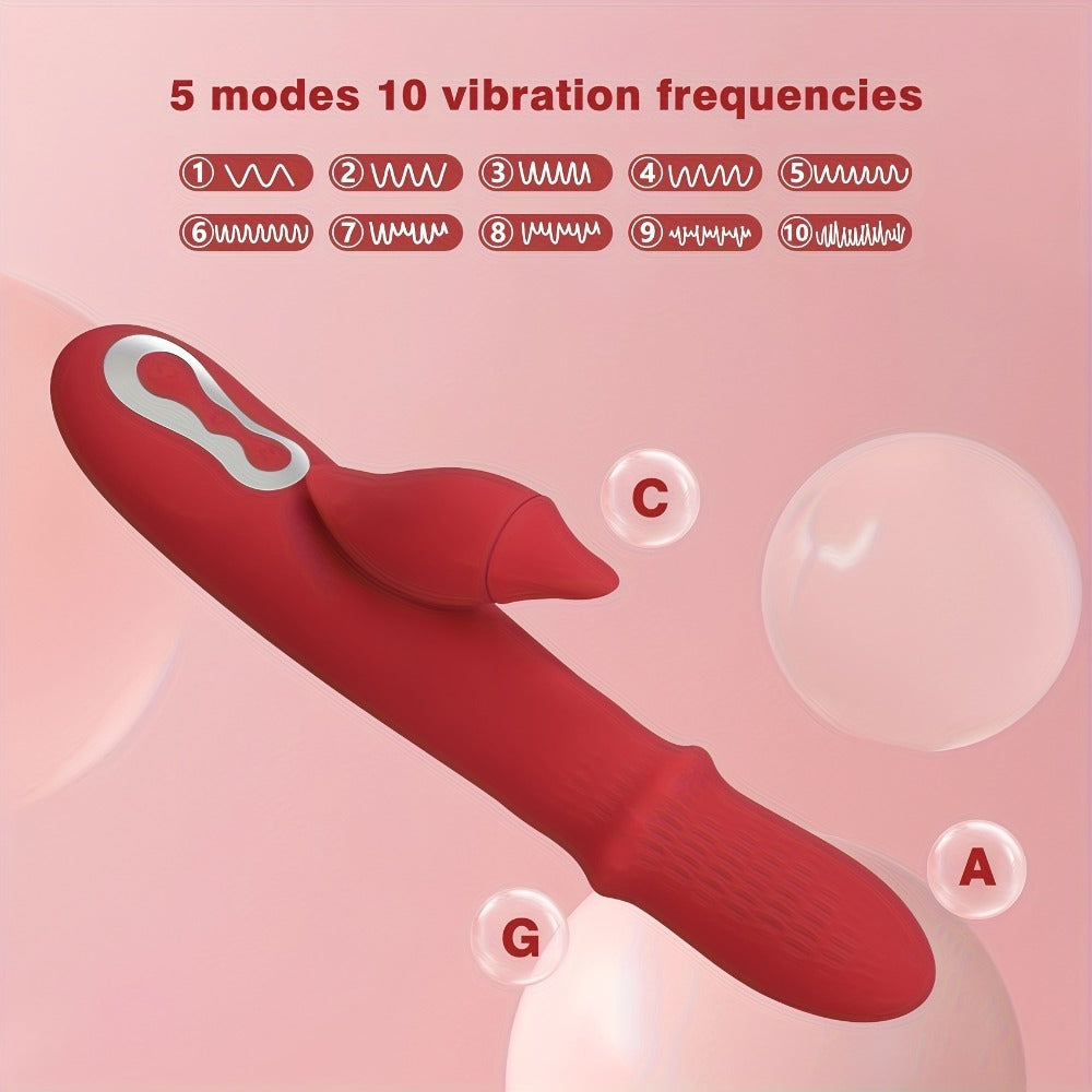 Double Vibrator Masturbation Stick - GUMARIE