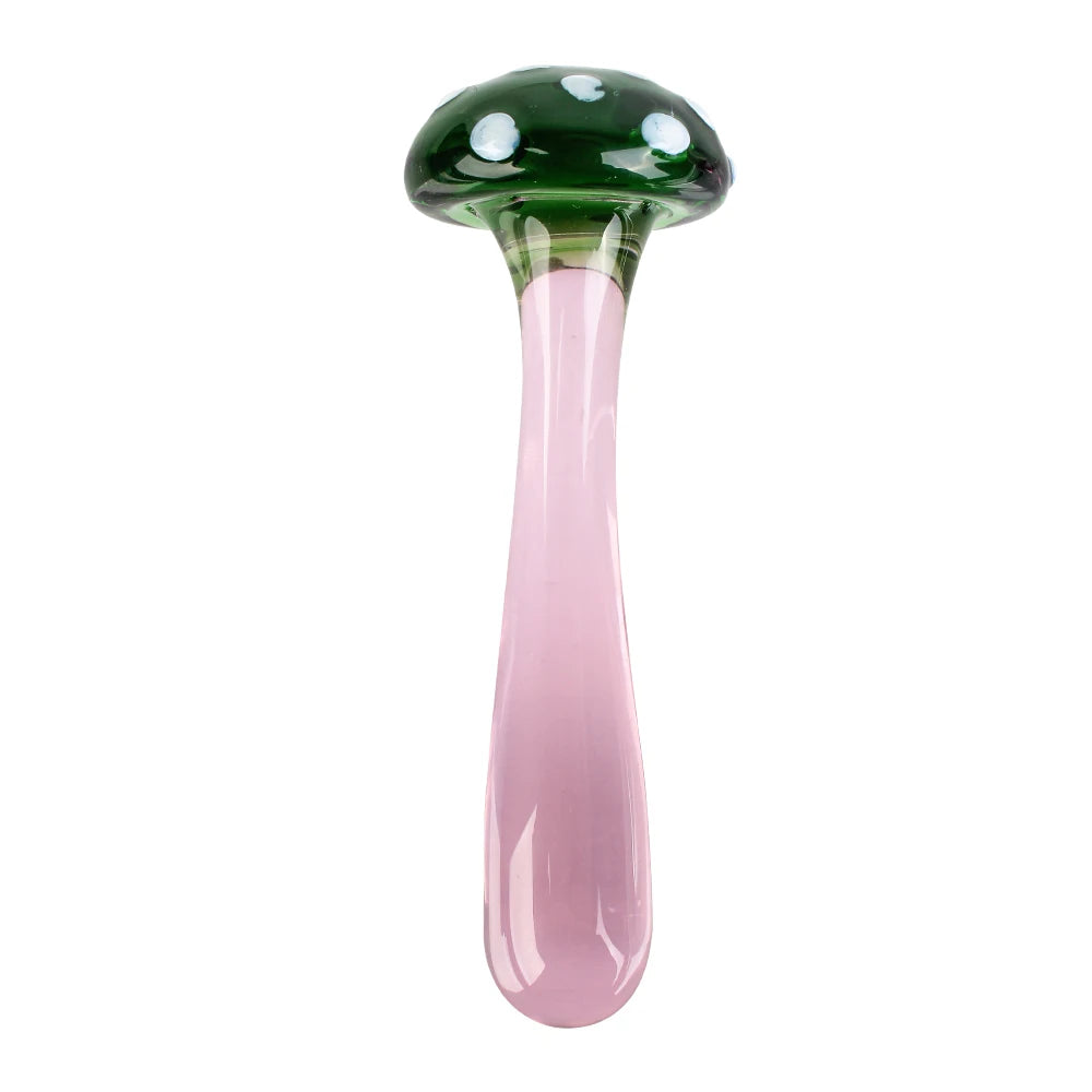 Mushroom Glass Dildos Anal Pleasure for both - GUMARIE