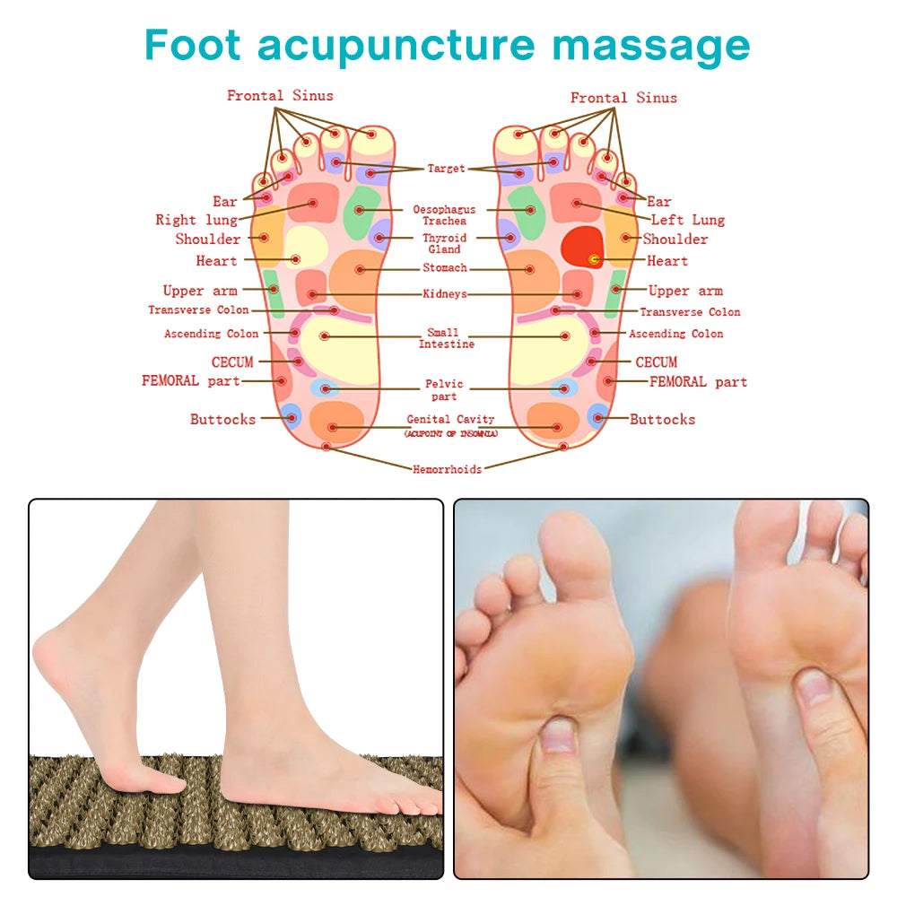 Eco Lotus Spike Mat – Acupressure Massage Cushion for Neck, Back & Feet - GUMARIE WELLNESS