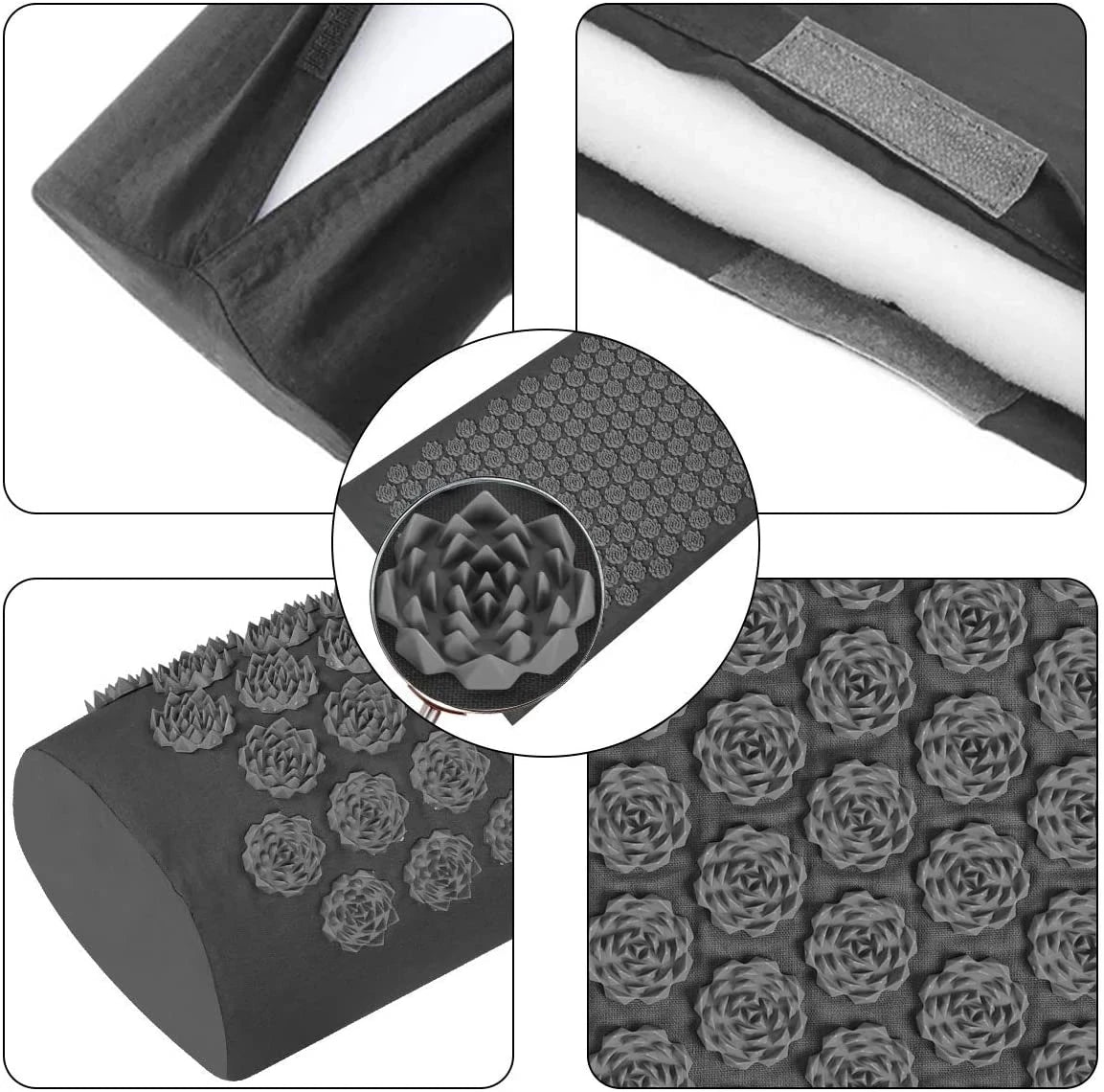 Eco Lotus Spike Mat – Acupressure Massage Cushion for Neck, Back & Feet - GUMARIE WELLNESS