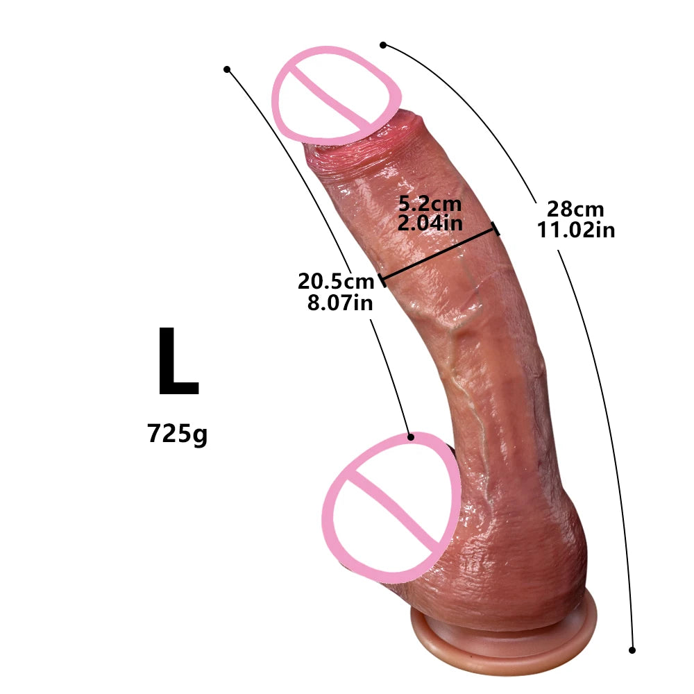 Soft Realistic Thick Dildo For All - GUMARIE