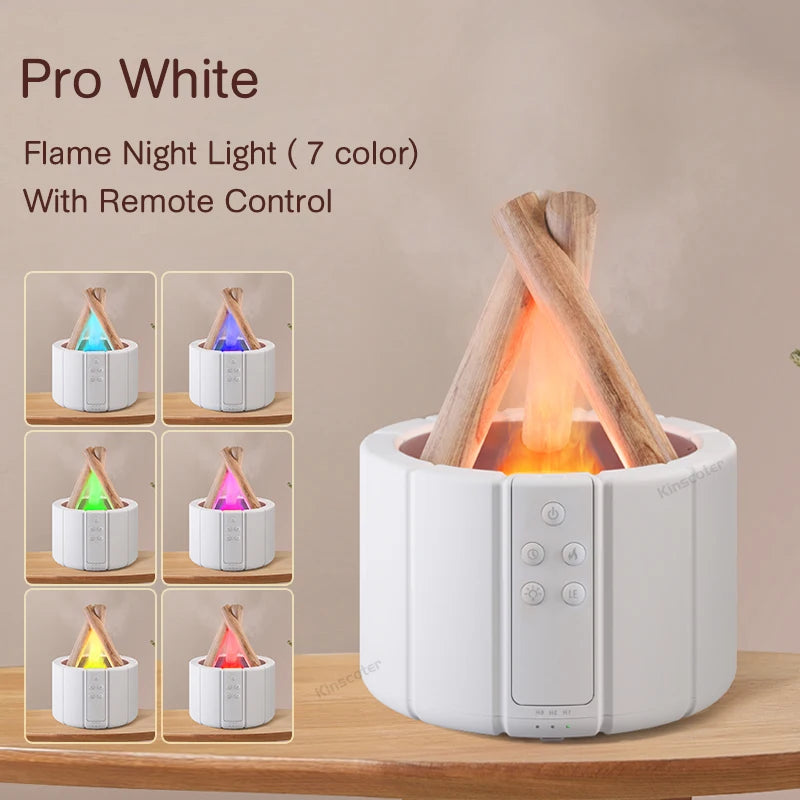 Flame Aroma Diffuser & Cool Mist Humidifier - GUMARIE WELLNESS