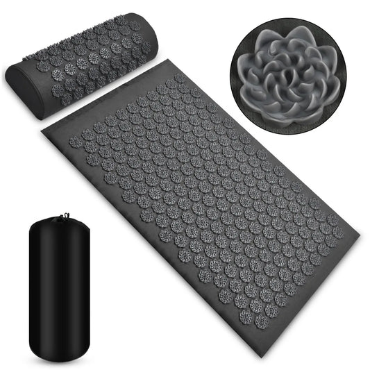 Eco Lotus Spike Mat – Acupressure Massage Cushion for Neck, Back & Feet - GUMARIE WELLNESS