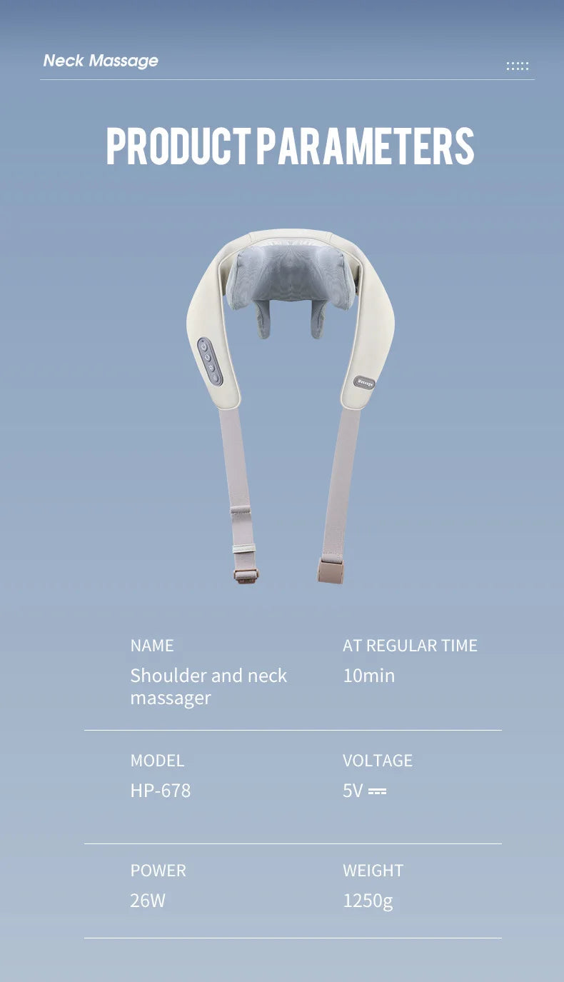 Wireless Neck And Shoulder Massager - GUMARIE WELLNESS