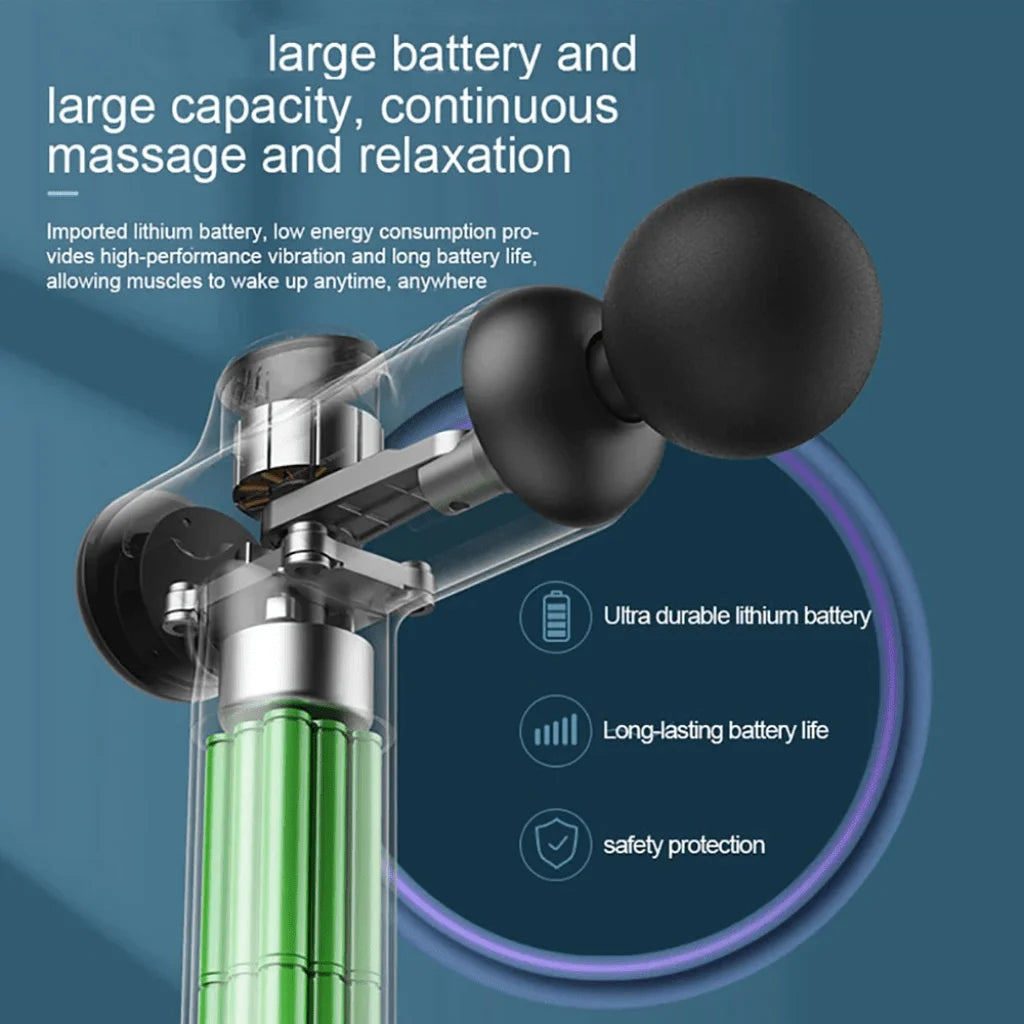 Deep Tissue Massage Gun – Portable, Powerful, and Versatile - GUMARIE WELLNESS