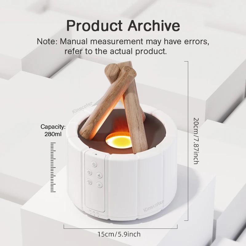 Flame Aroma Diffuser & Cool Mist Humidifier - GUMARIE WELLNESS