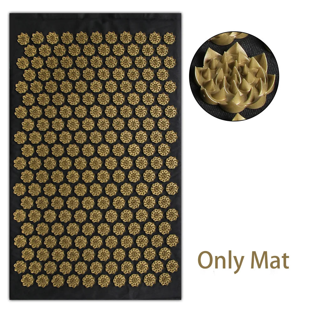 Eco Lotus Spike Mat – Acupressure Massage Cushion for Neck, Back & Feet - GUMARIE WELLNESS