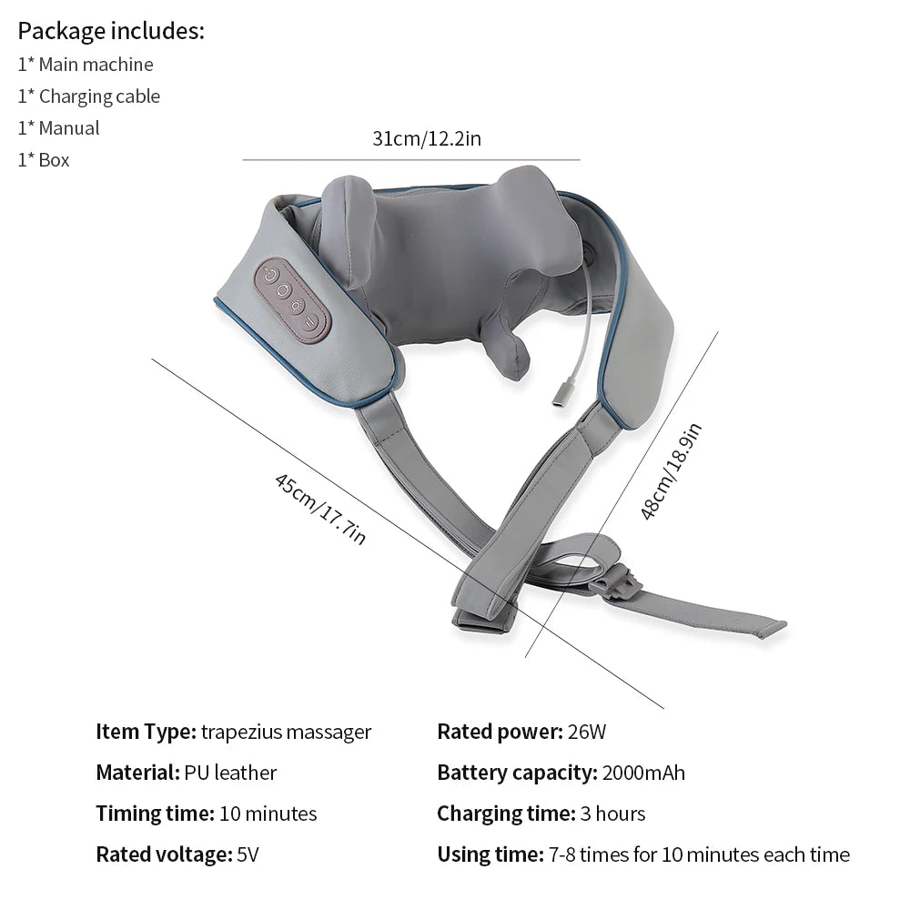Wireless Neck And Shoulder Massager - GUMARIE WELLNESS