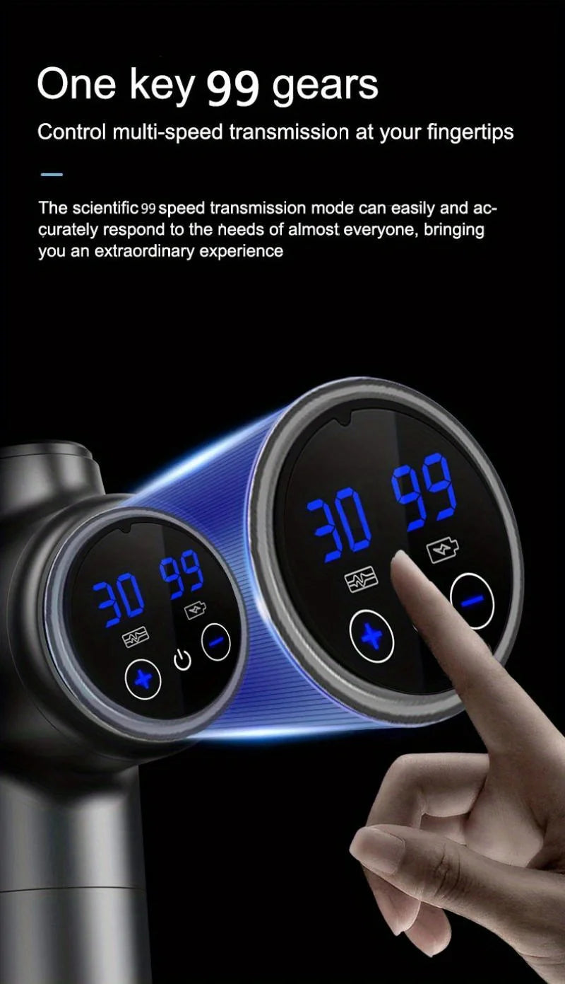 Deep Tissue Massage Gun – Portable, Powerful, and Versatile - GUMARIE WELLNESS