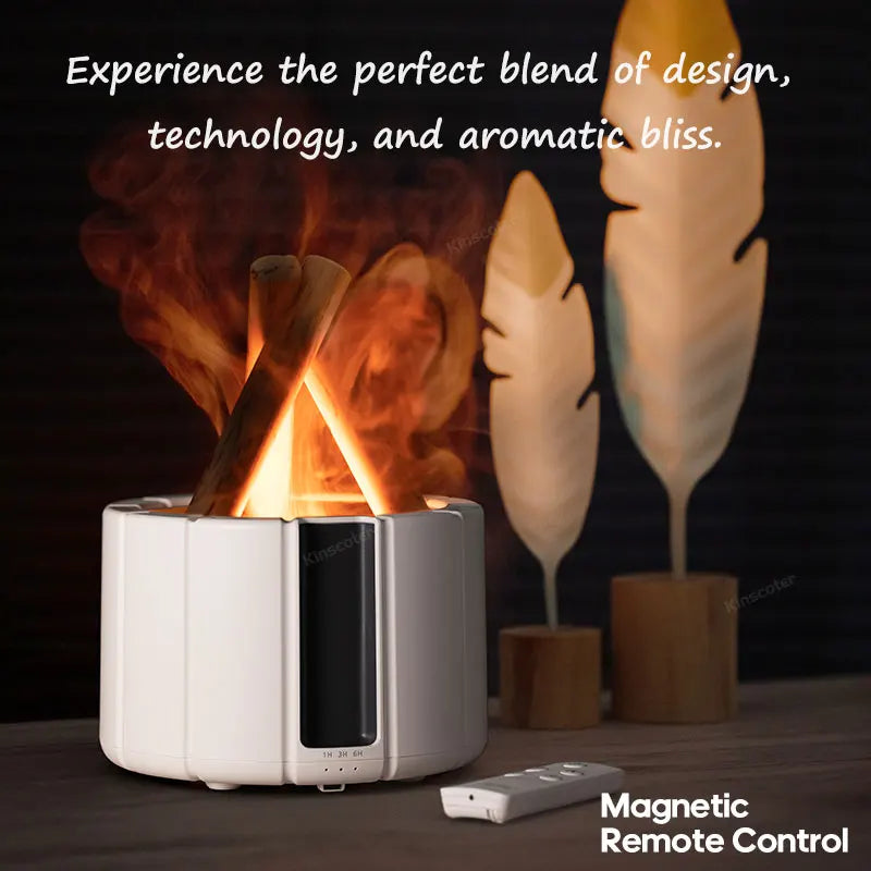 Flame Aroma Diffuser & Cool Mist Humidifier - GUMARIE WELLNESS