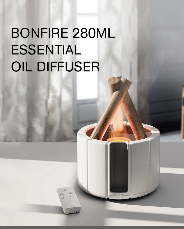 Flame Aroma Diffuser & Cool Mist Humidifier - GUMARIE WELLNESS