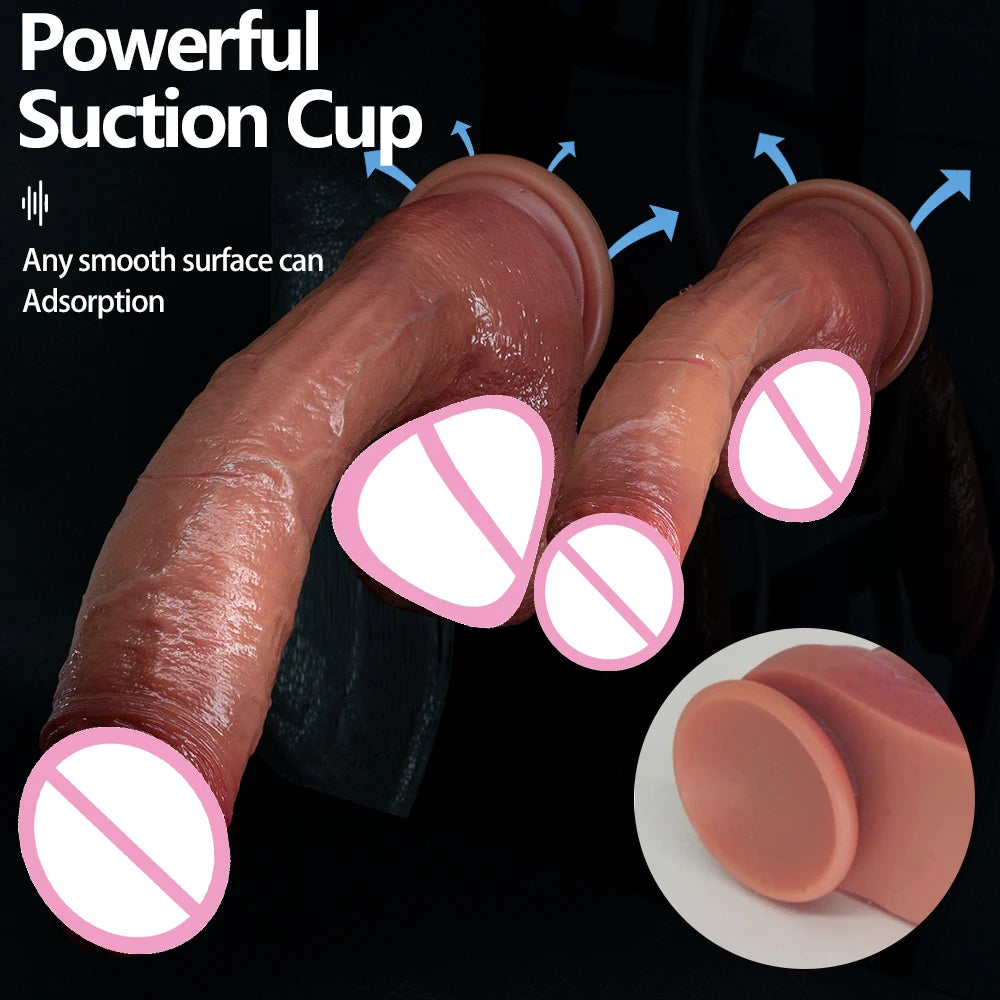 Soft Realistic Thick Dildo For All - GUMARIE